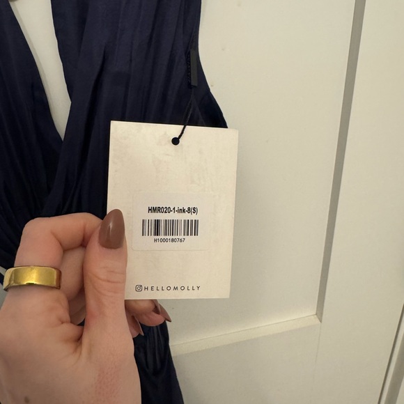 NWT Hello Molly Since I Met You Deep Blue Maxi Dress - Picture 6 of 7